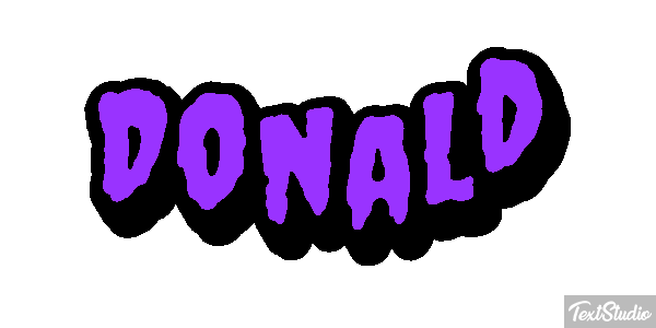 Donald Efecto de texto
