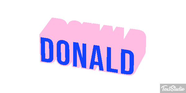 Donald Efecto de texto