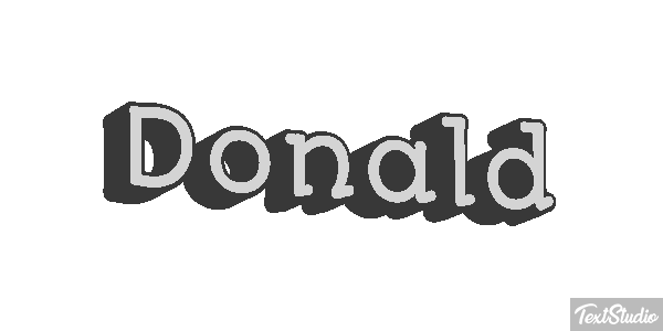 Donald Efecto de texto
