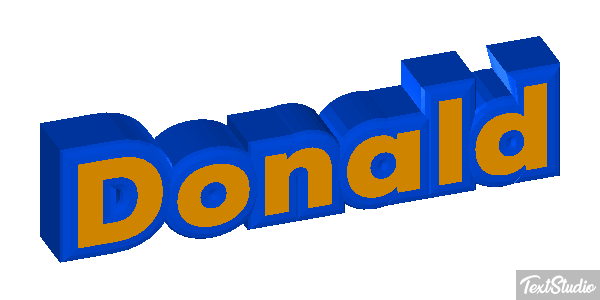 Donald Efecto de texto