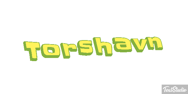 Tórshavn Effetto testo