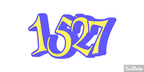 1527 Tekst effect