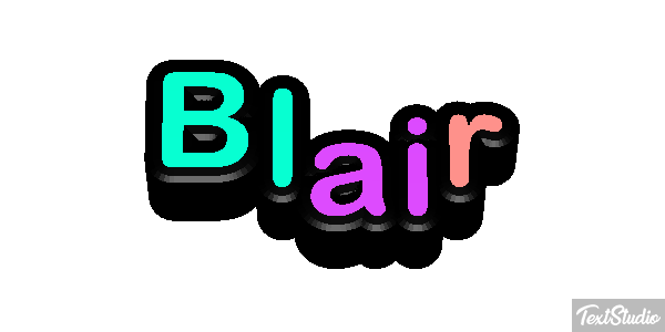 Blair Effet de texte