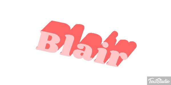 Blair Effet de texte