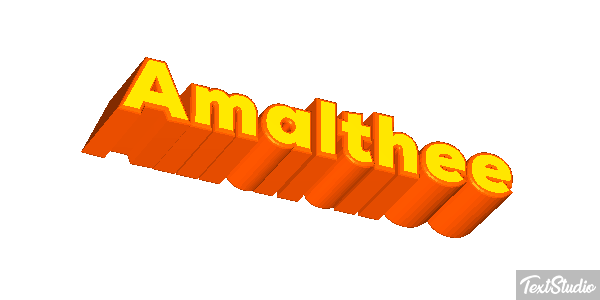 Amalthée Texteffekt
