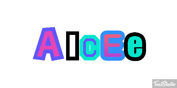 Alcée Tekst effect