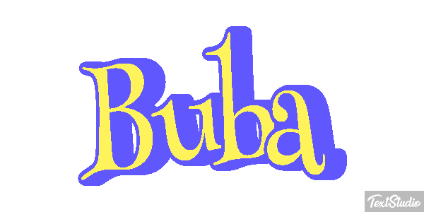 Buba Text effect