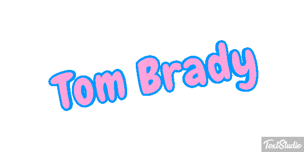 Tom Brady テキスト効果