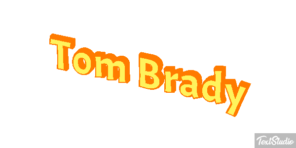 Tom Brady テキスト効果