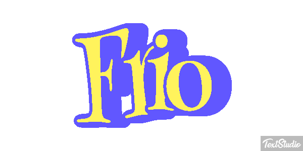 Frio Efeito do texto
