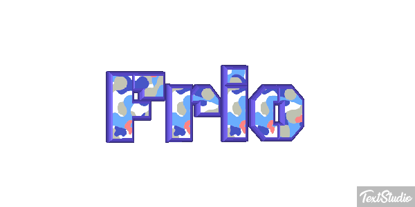 Frio Efeito do texto