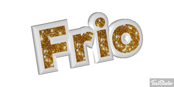 Frio Efeito do texto