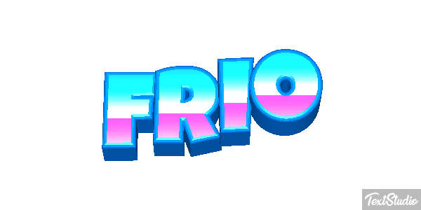Frio Efeito do texto