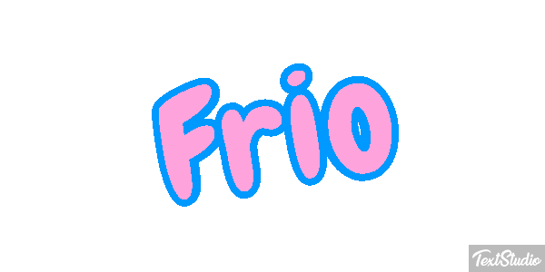 Frio Efeito do texto