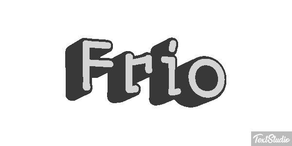 Frio Efeito do texto