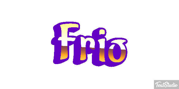 Frio Efeito do texto