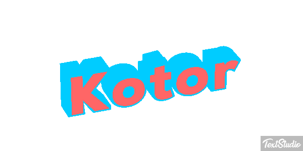 Kotor Tekst effect