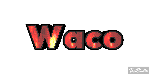 Waco Efeito do texto