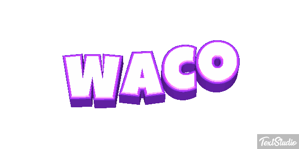 Waco Efeito do texto