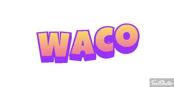 Waco Efeito do texto