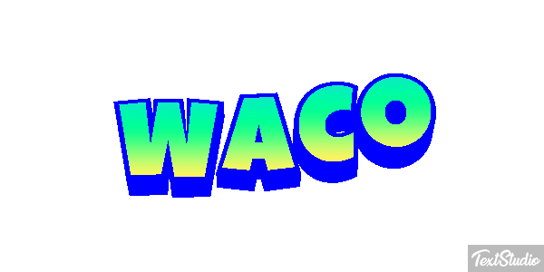 Waco Efeito do texto