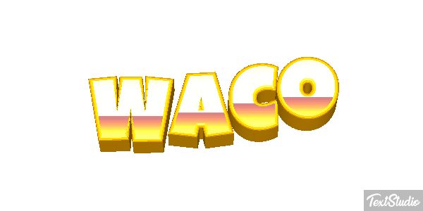 Waco Efeito do texto