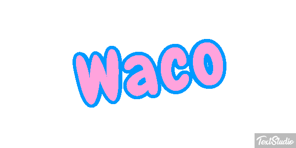 Waco Efeito do texto