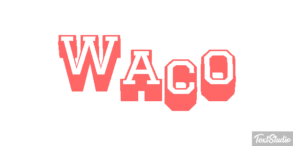 Waco Efeito do texto