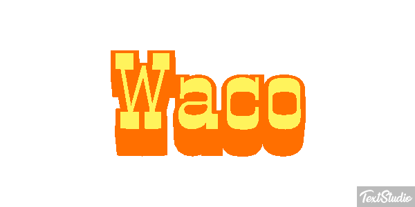 Waco Efeito do texto