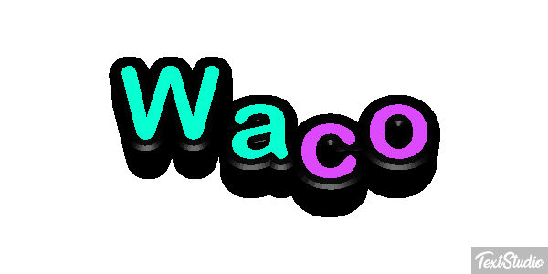 Waco Efeito do texto