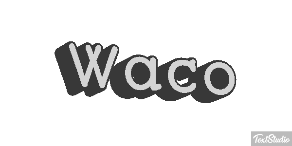 Waco Efeito do texto
