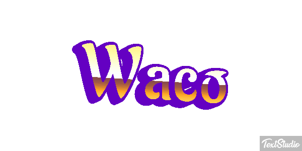 Waco Efeito do texto