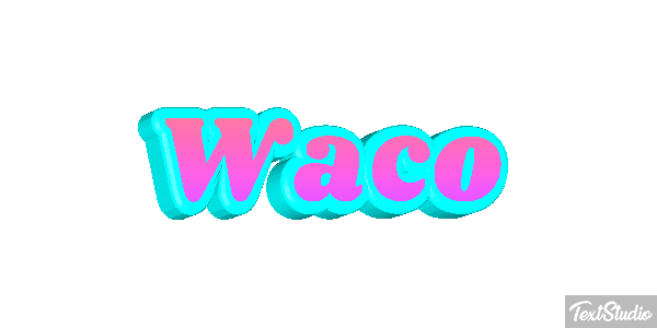 Waco Efeito do texto