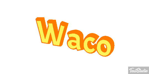 Waco Efeito do texto