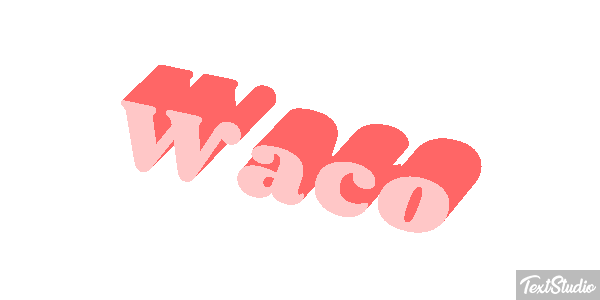 Waco Efeito do texto