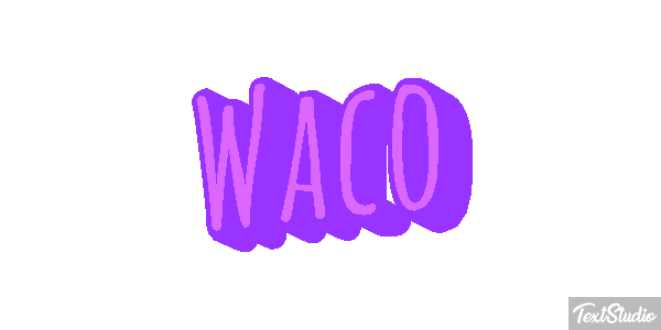 Waco Efeito do texto