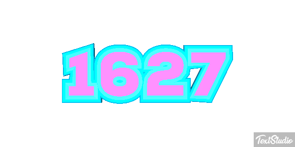 1627 Text effect