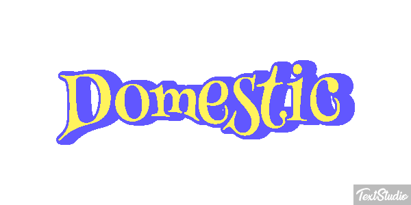 Domestic テキスト効果