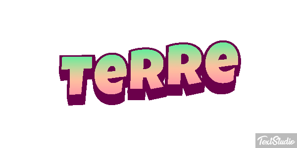 Terre Effet de texte