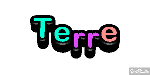 Terre Effet de texte