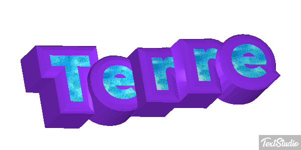 Terre Effet de texte