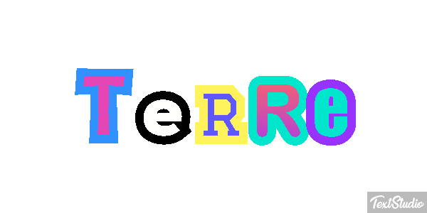Terre Effet de texte