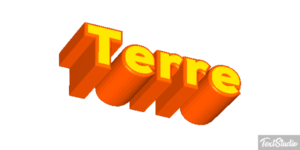 Terre Effet de texte