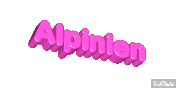 Alpinien Tekst effect