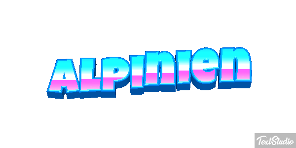 Alpinien Tekst effect