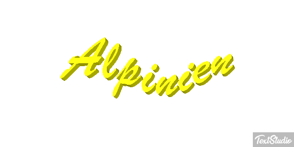 Alpinien Tekst effect