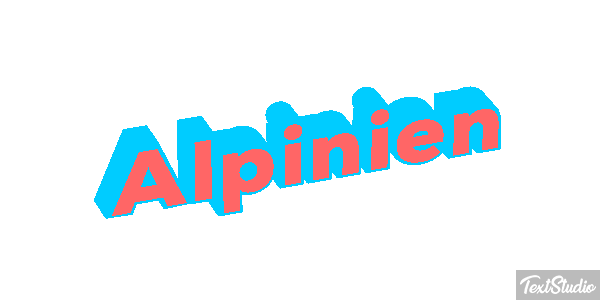 Alpinien Tekst effect