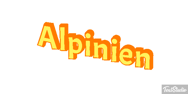 Alpinien Tekst effect