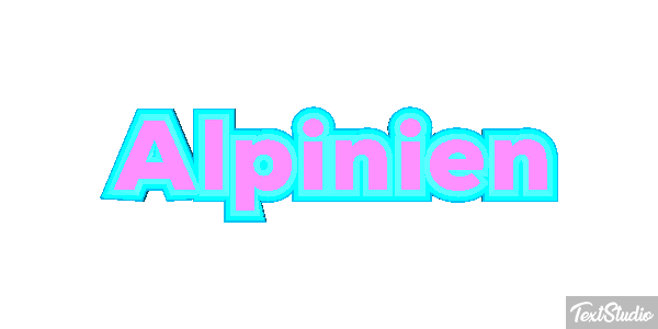 Alpinien Tekst effect