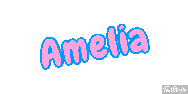 Amelia Text effect